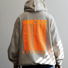 Load image into Gallery viewer, BARCODE CREAM HOODIE
